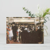 マネによる仮面ボールオペラ大晦日パーティー 招待状 (スタンド正面)