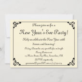 マネによる仮面ボールオペラ大晦日パーティー 招待状 (裏面)