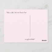 マネのガラスのライラック ポストカード (裏面)