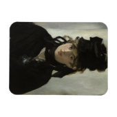 マネのブーケを持つBerthe Morisot マグネット (横)