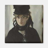 マネのブーケを持つBerthe Morisot マグネット (正面)