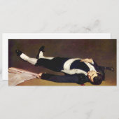 マネの死んだ闘牛士の招待状 招待状 (正面/裏面)