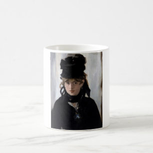 マネの花束を添えたBerthe Morisot コーヒーマグカップ