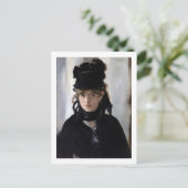 マネの花束を添えたBerthe Morisot ポストカード (スタンド正面)