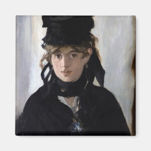 マネの花束を添えたBerthe Morisot マグネット