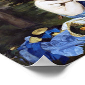 マネの草の上の昼食会 ポスター (角)