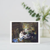 マネの草の上の昼食会 ポストカード (スタンド正面)