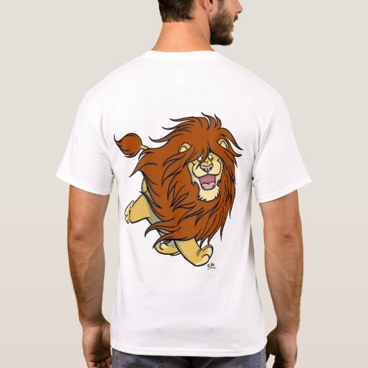マネの魅力:動きのヘアTシャツ(背中) Tシャツ (裏面)