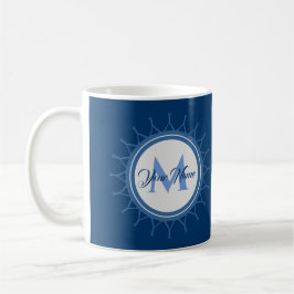 マネエレガントル・モノグラム強烈！ コーヒーマグカップ