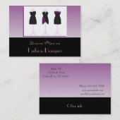 マネキンのファッション・デザイナー 名刺 (正面/裏面)