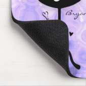 マネキンスタンドヴィンテージレトロパープルファッショングラム マウスパッド (コーナー)