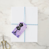 マネキンスタンドヴィンテージレトロパープルファッションパーティー ギフトタグ (より糸付き)