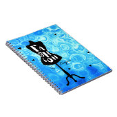 マネキンスタンドヴィンテージレトロブルーファッション ノートブック (右側)