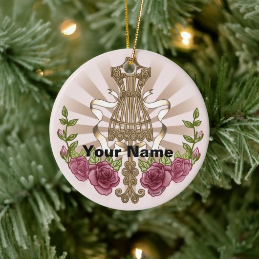 マネキンバラカスタムウェディングオーナメント セラミックオーナメント (ツリー)