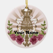 マネキンバラカスタムウェディングオーナメント セラミックオーナメント (正面)