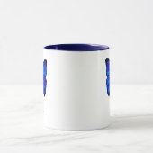 マネキンブルーバタフライ マグカップ (中央)