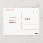 マネキンホおもしろいリデーバカードはがき ポストカード (裏面)