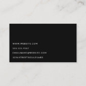 マネキン美しいファッション 名刺 (裏面)