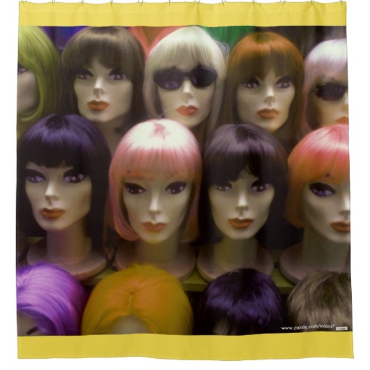 マネキン シャワーカーテン (正面)