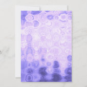 マネキン スタンド ヴィンテージ レトロ パープル ファッション パーティー 招待状 (裏面)