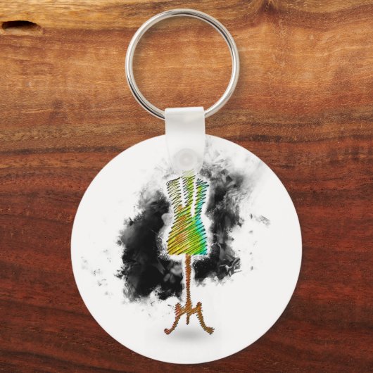 マネキン/ドレスメーカーマネキン キーホルダー (正面)