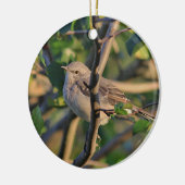マネシツグミ セラミックオーナメント (左)