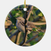 マネシツグミ セラミックオーナメント (裏面)