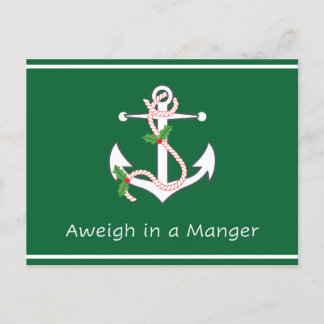 マネジャーのポストカードクリスマスグリーンの重量 ポストカード