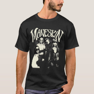マネスキンバンドレトロ Tシャツ