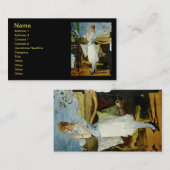 マネットナナファインアート 名刺 (正面/裏面)