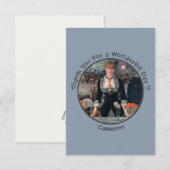 マネバーアットザフォリーベルジェールパーティーコレクション サンキューカード (正面/裏面)