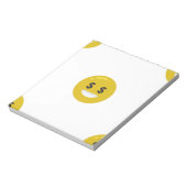 マネーアイ絵文字 ノートパッド (回転)