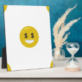 マネーアイ絵文字 フォトプラーク (側面)