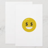 マネーアイ絵文字 便箋 (正面/裏面)