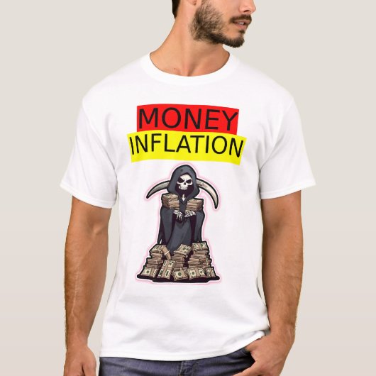 マネーインフレ Tシャツ (正面)