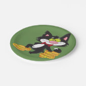 マネーキャット紙プレート ペーパープレート (アングル)