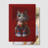 マネーキャット ベラム紙招待状 (オフセット (カップル))