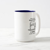 マネーキャン買ファブリック裁縫マシンヴィンテージマグ ツートーンマグカップ (正面右)