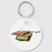 マネーキーチェーンのスーツケース キーホルダー (裏面)