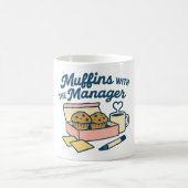 マネージャーとマフィン コーヒーマグカップ (中央)