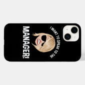 マネージャーと話がしたい! カレンのミーム Case-Mate iPhoneケース (裏面 (横))
