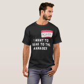 マネージャーのケ話ーレンハロウィーンCosに行きたい Tシャツ (正面フル)