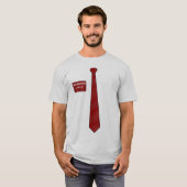 マネージャーのネクタイのワイシャツ Tシャツ (正面フル)