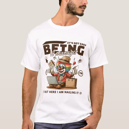 マネージャーは大変だけどここでは Tシャツ (正面)
