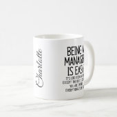 マネージャー コーヒーマグカップ (正面右)