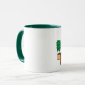 マネージャー-名前入りな漫画のマグ マグカップ (正面左)