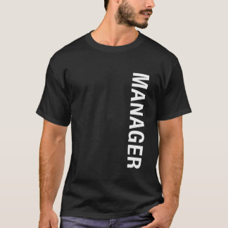 マネージャー 縦 Tシャツ