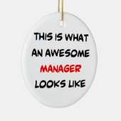 マネージャ素晴らし、 セラミックオーナメント (右)