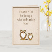 マネージャ/ボスサンキューカード カード (黄色い花)