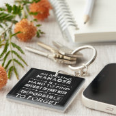 マネージャ、マネージャへのギフト、真のマネージャ素晴らし キーホルダー (正面右)